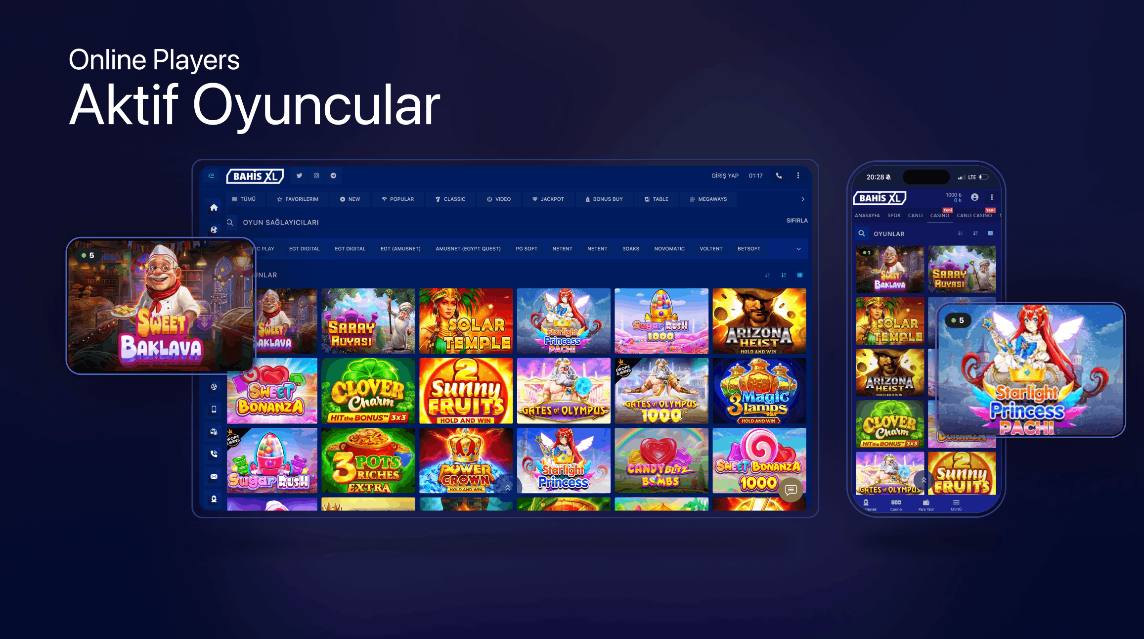 BookieWise Online Players - Cross-device responsive view